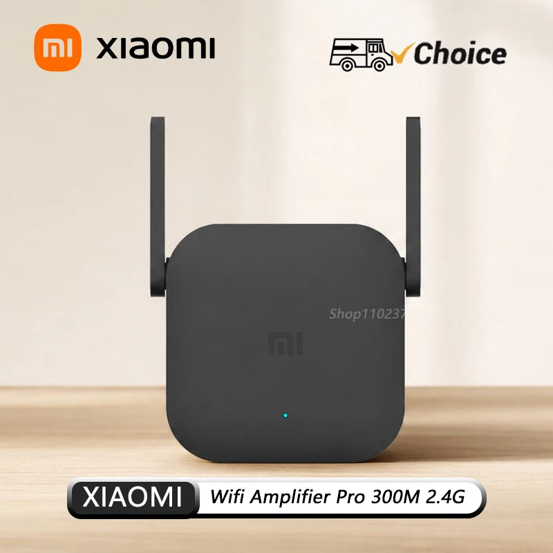 New Xiaomi Wifi Amplifier Pro 300M 2.4G Repeater Network Expander Range Extender Roteader Mi Wireless Wi-Fi Router