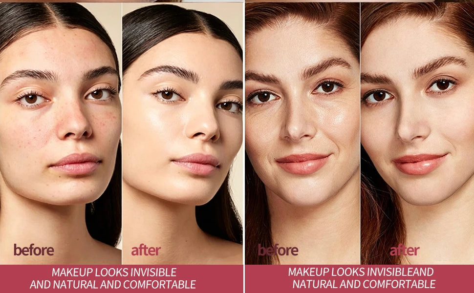 Color Changing Foundation Spf 20 Sunscreen Face Makeup, 30ml, Flawless Coverage Self-Adjusting Liquid Foundation for Natural Look