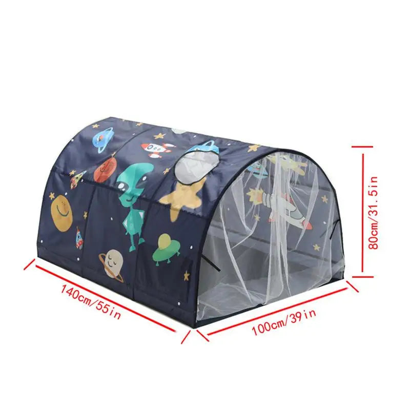 Toddler Sleeping Tent Kids Play Tunnel Tent Bed Tent Privacy Tent Bed Canopy Shelter Indoor Cabin Tent Garden Kids Game Room