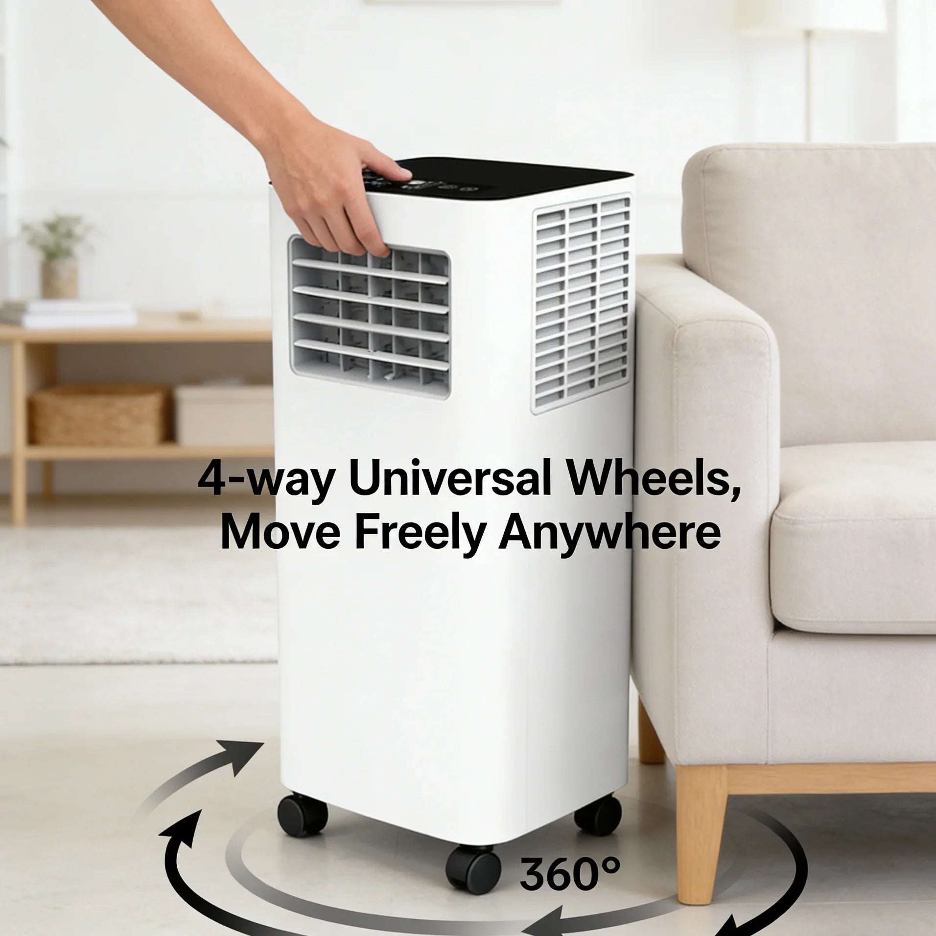 CE  2027 Portable Electric Air Conditioner 12000 BTU Cooling Only Fast Cooling  Use for Cars Houses Hotels Rooms Outdoors RVs