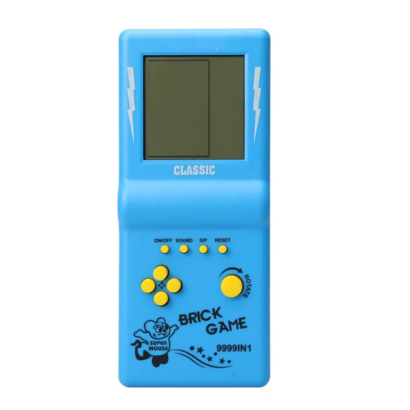 Mini Portable Game Console BRICK GAME Handheld Players Nostalgic Educational Toys Pocket 4 Colors Classic Elderly Childhood Gift