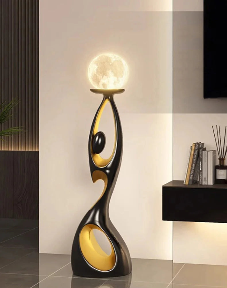 Modern minimalist LED floor lamp, living room, bedroom, study, Nordic Ins style creative remote control dimming vertical lamp, i
