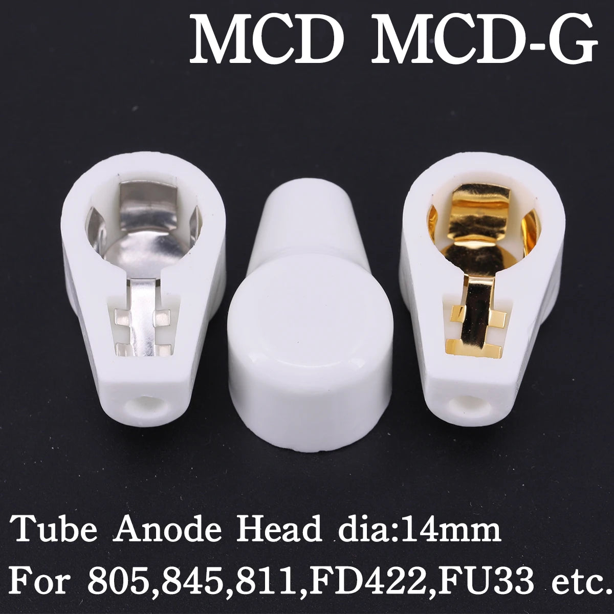 6.4mm 7.4mm 9mm 14mm Ceramic Vacuum Tube Anode Plate Grid Cap Hat For EL504 EL519 6P13P FU7 807 310A 845 6J1 805 811 572B FU29