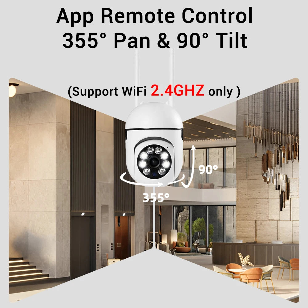 2.4G 8MP Cameras Wifi Video Surveillance IP Indoor Security Protection Monitor 5.0X Zoom Home Wireless Track Alarm O-Kam pro