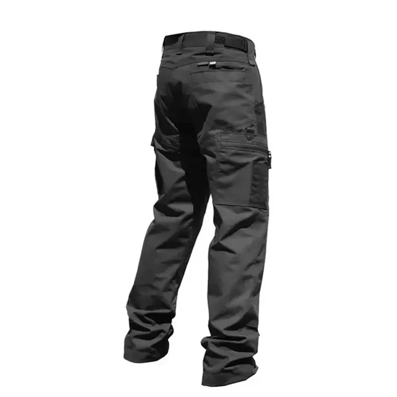 Multi-Pocket Men's Tactical Casual Pants Cargo Pants Outdoor Hiking Trousers Wear-Resistant Training Overalls