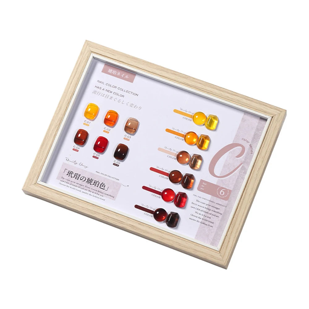 1/6color 5g Amber Brown Gel Nail Polish Set Y2K Autumn Winter Gradient Leopard Jelly Nail Gel Semi Permanent Soak Off Varnish