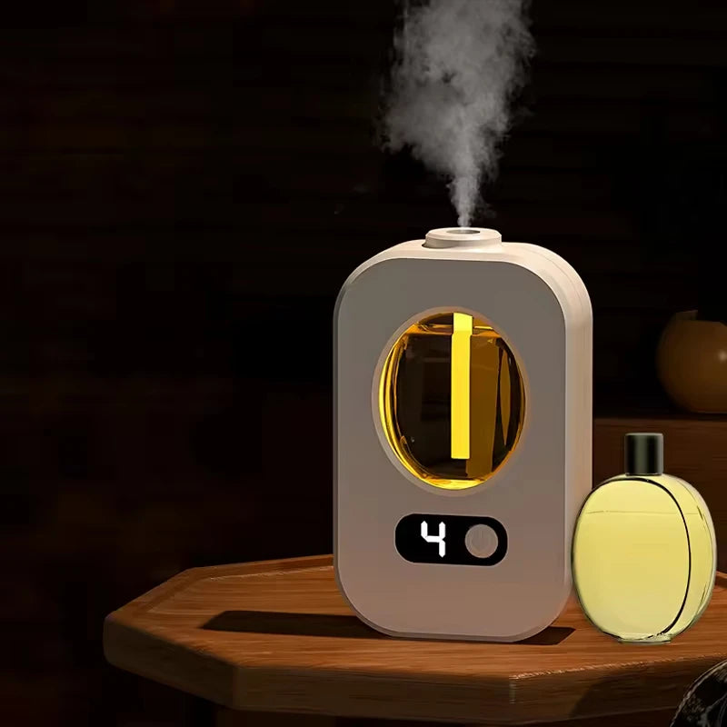 Mini Ultrasonic Essential Oil Diffuser Machine Aromatherapy Humidifier Quiet Automatic Sprayer Air Freshener for Home Office