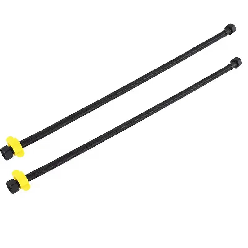 Black Pipe Water Supply Hose Faucet Water Heater Water Pipe Heater Pipe Toilet Connection Water Inlet Pipe 30-80cm Fittings