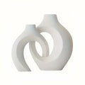 A Top-quality Plastic Vase Hollow Nordic Modern Vase Modern Home Decor Living Room Bookshelf Place Vases