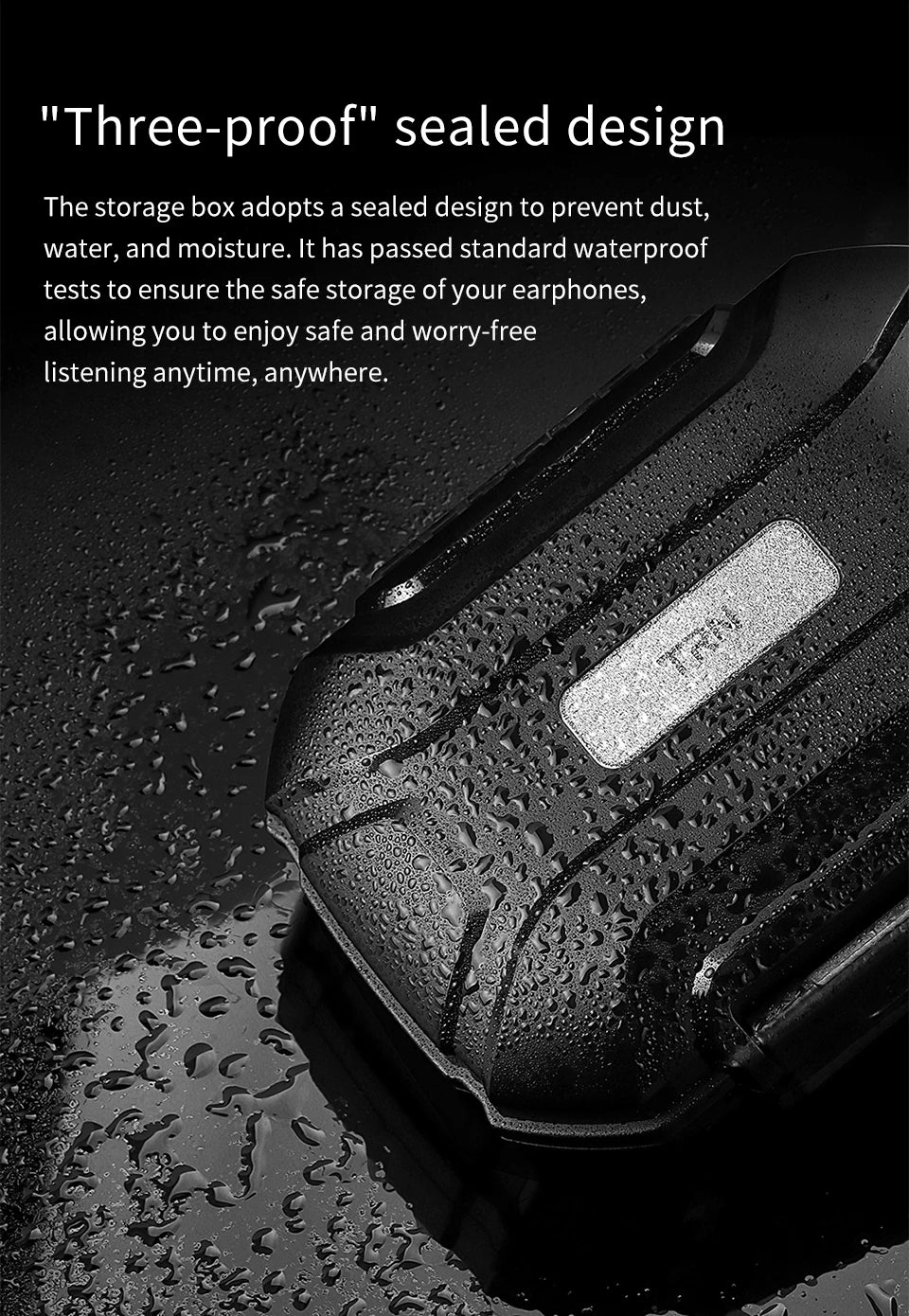 TRN MAG+  Earphone Box Dustproof  Waterproof  Shockproof Earphone Storage Box