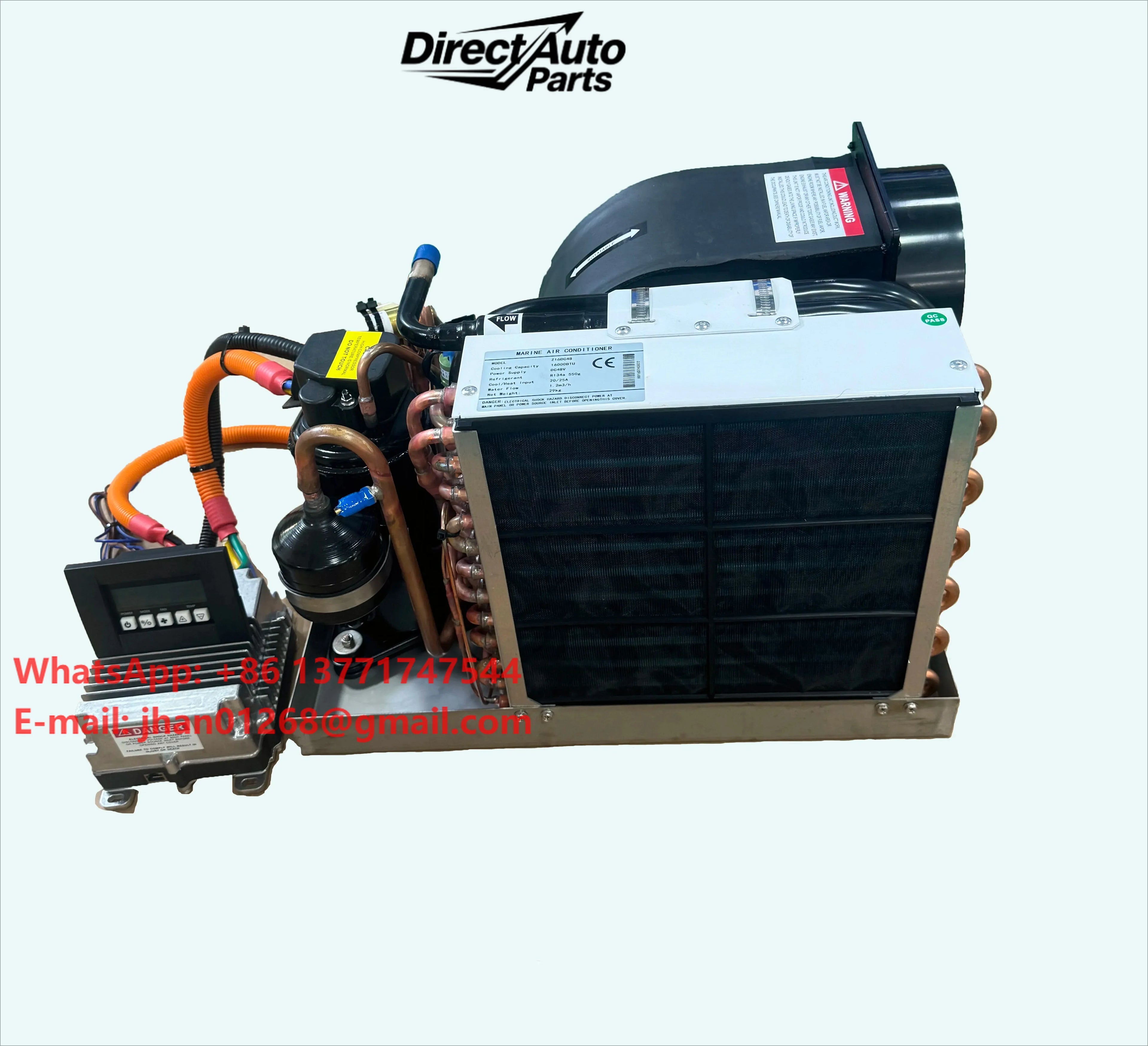 DC 48V  Yacht Marine Air Conditioner Self-Contained 12000Btu Vessel/Ship Air Chiller