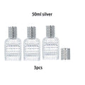 30/50ml Thick Clear Glass Fine Mist Spray Scent Aftershave Luxury Perfume Bottle Empty Atomizer Bottle Refillable Empty Atomizer