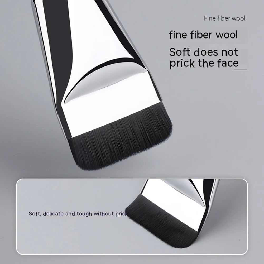 Ultra Thin Foundation Brush Lightweight and Thin Face Contour Brush Flat Contour Brush Blending Foundation Cream Makeup Brushes