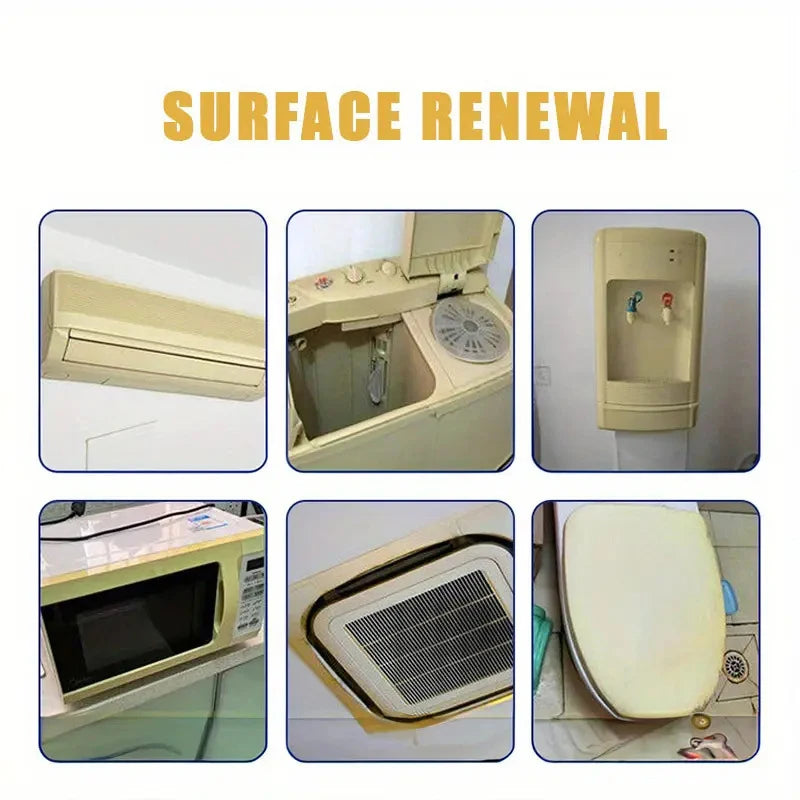 Powerful Stain Remover Plastics, Antioxidant, Remove Yellow From Air Conditioner Wash Machine Plastics Bleached Effectively