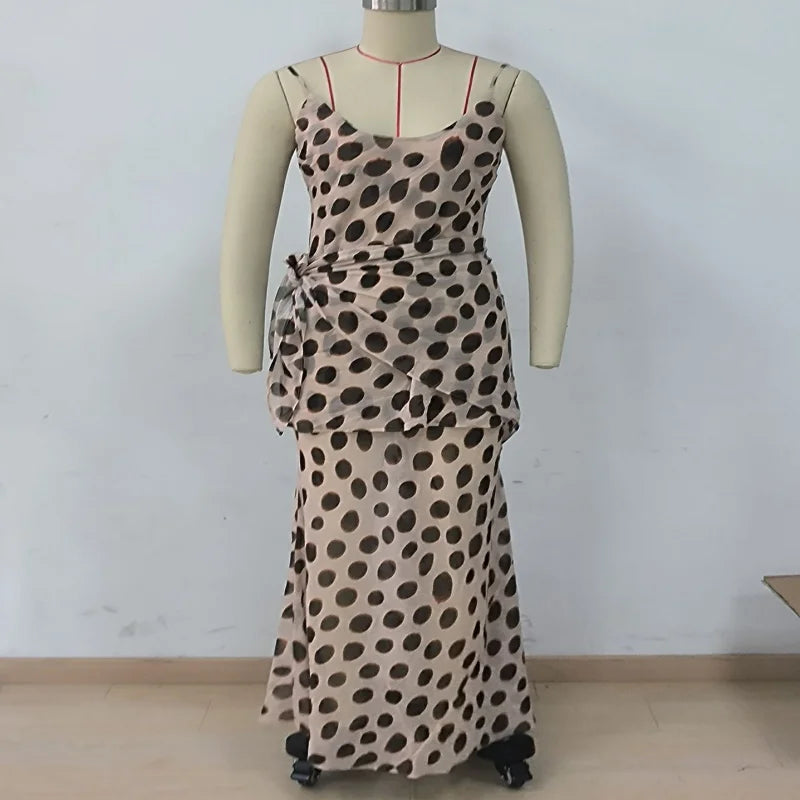 Urban Long Dress Animal Print Women Dress Sexy V-neck Ruched Drawstring Female Dresses 2026 Summer Party Lady Street Robe