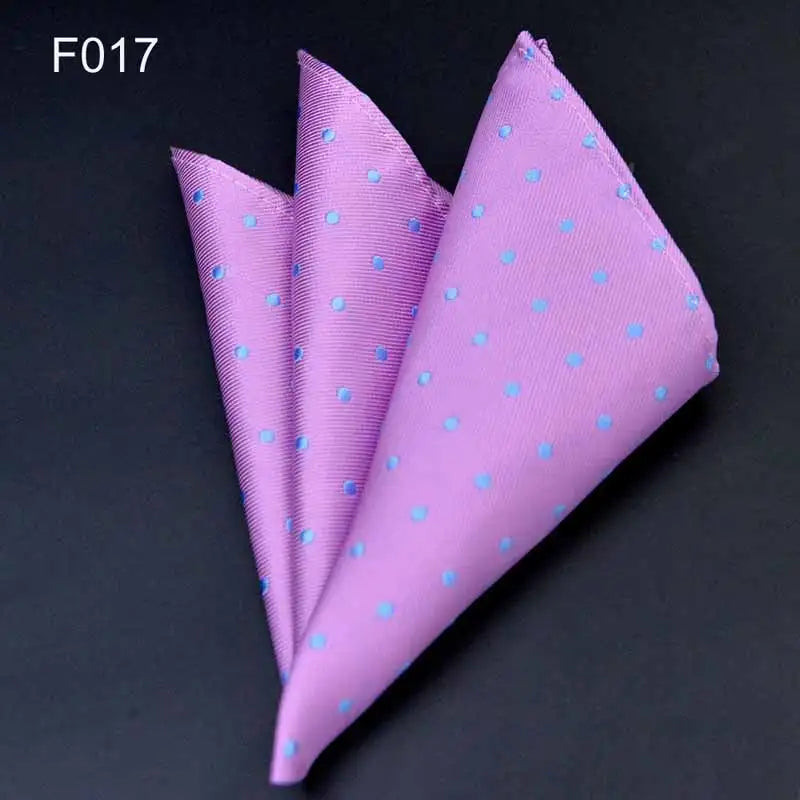 41 Colors Men's Handkerchief Plaid Dot Paisley Hankies Hanky Business Pocket Square Chest Towel 25*25CM