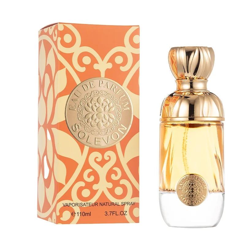 100ml&110ml Unisex EDP Perfume, Middle East Long Lasting Fragrance, Frosted Embossed Carved Bottle, Gift Box,10 Colors Optional