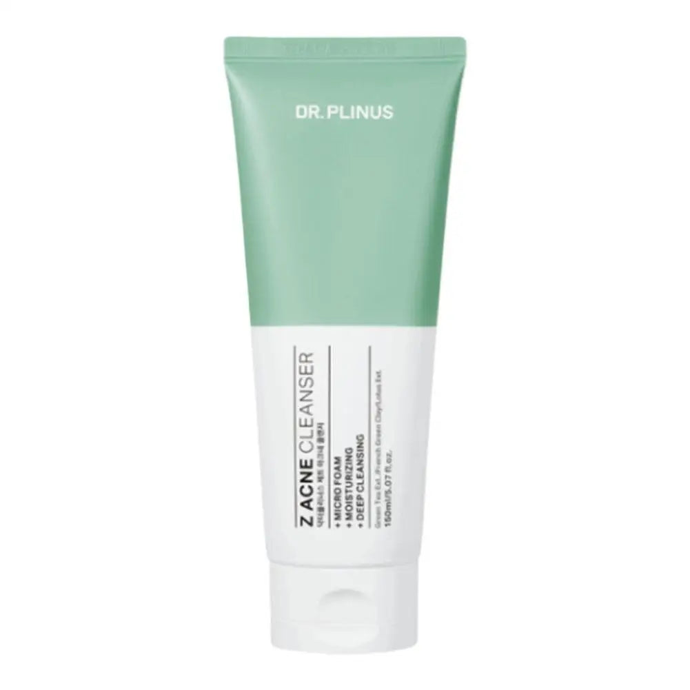 DR.PLINUS Z Acne Cleanser + Micro Foam Korean Z Cure Cream + Light Gel Cream Green Tea Extract Brand Cleanser Smooth Face Cream