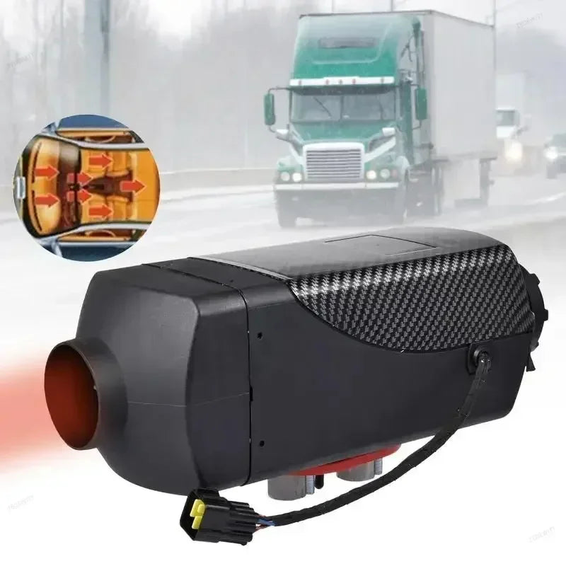 12V 24V Universal Auto Fuel Operated Heater 5KW Diesel Parking Air Heater Remote Control for Car Truck RV Boat Heating Supplies