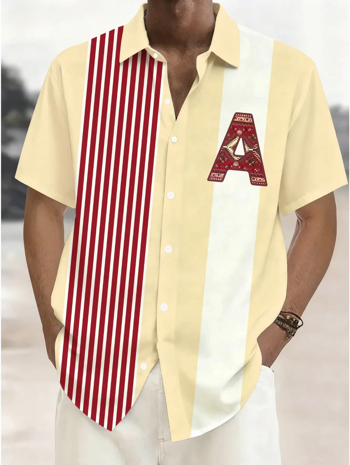 Summer Fashion Casual Men's Hawaiian Shirt Man Short Sleeve Tropical Print Beach Wear Stylish Party Shirt Holiday Outfit For Men