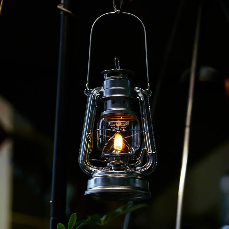 Outdoor Camping Tent Lights Old Lamps Vintage Camping Ambient Lights Portable and Hangable Camp Lantern