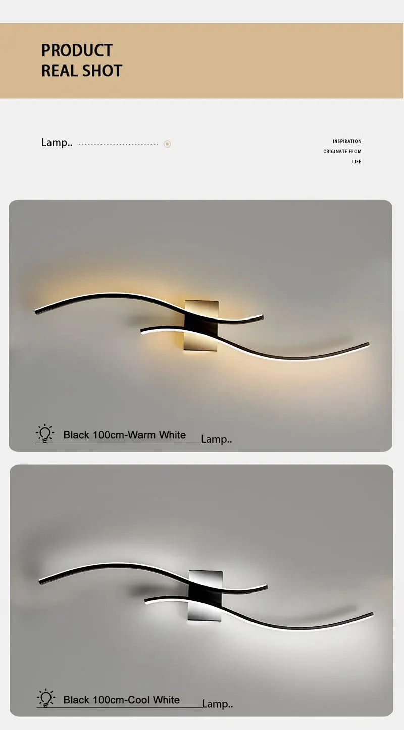 Modern LED Wall Light Fixtures for Corridor Aisle Hardwired Indoor LED Wall Lamps Sconce for Bedroom Kitchen Interior Lighting