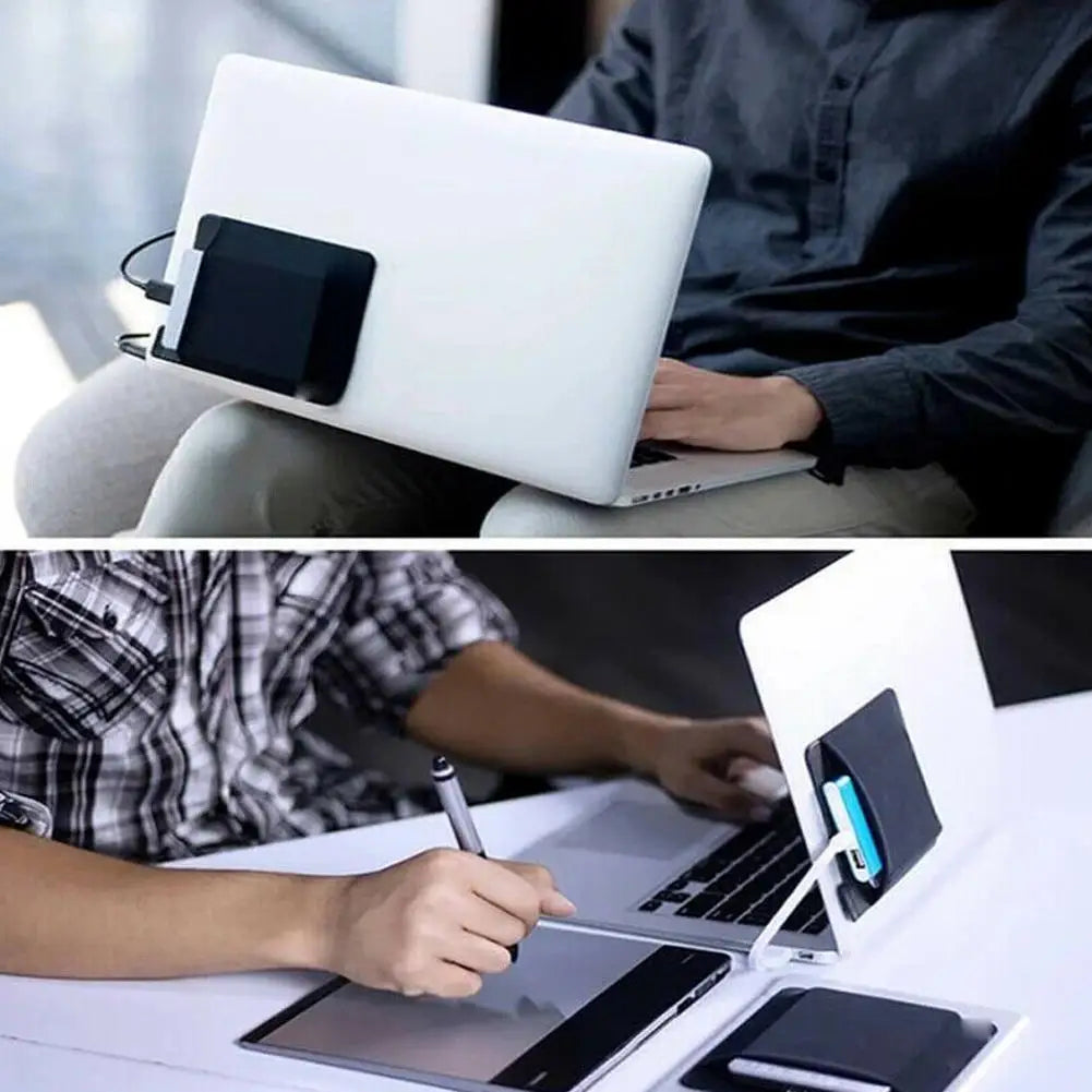 1pcs NEW Self Adhesive Laptop Rear Storage Bag for Mouse Digital Hard Drive Pen Pocket Pouch Laptop Accessories