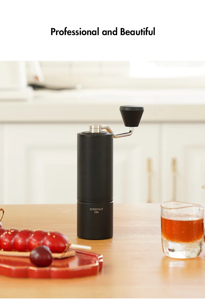 TIMEMORE C3S/C3 ESP Manual Coffee Grinder All-Metal Body with S2C Conical Burr for Espresso/French Press Portable Hand Grinder