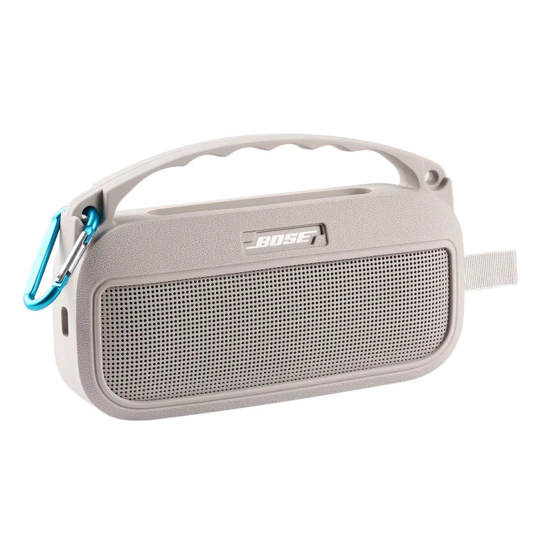ZOPRORE Silicone Cover Case for Bose SoundLink Flex (2nd Gen) Speaker, Travel Protective Cover with Shoulder Strap and Carabiner