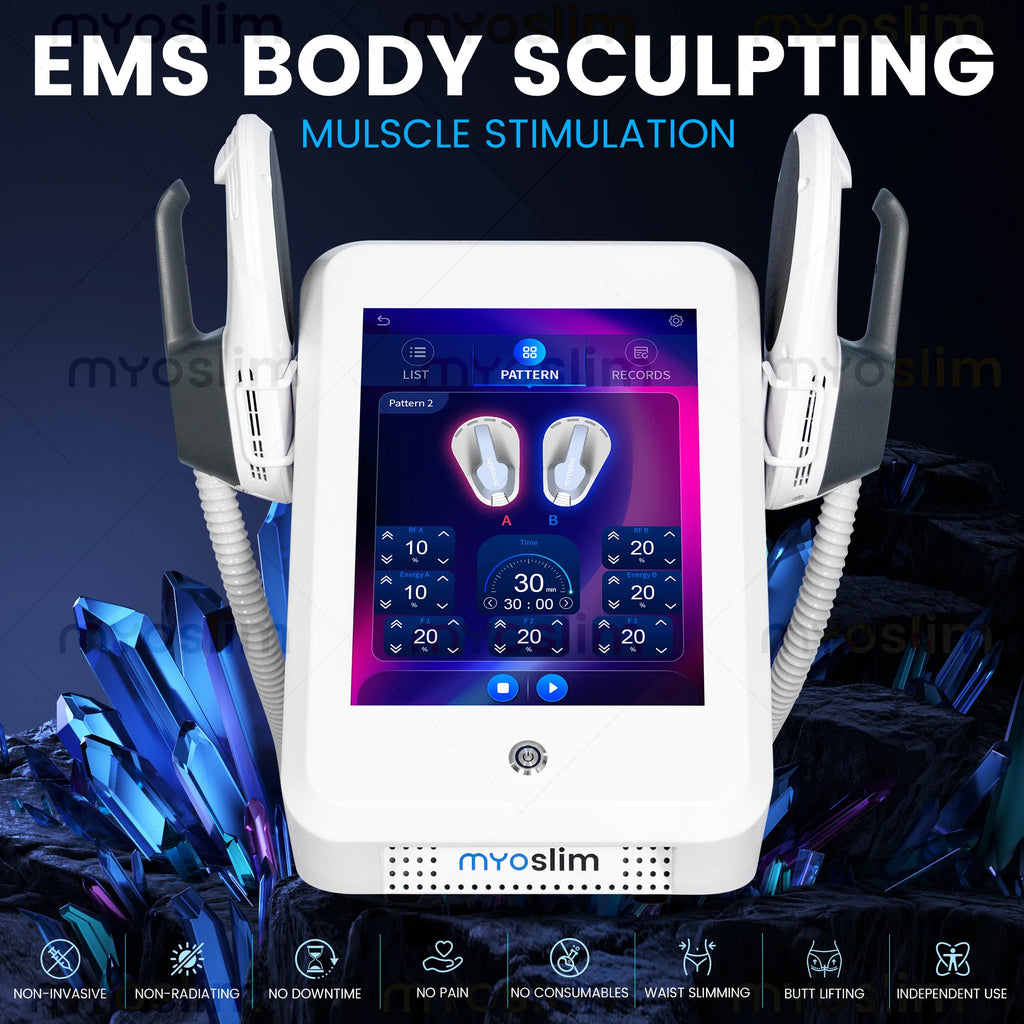 MYOslim EMS Body Slim Sculpt Muscle Stimulate Fat Removel Machine 6500W RF Weight Lose Portable Electromagnetic