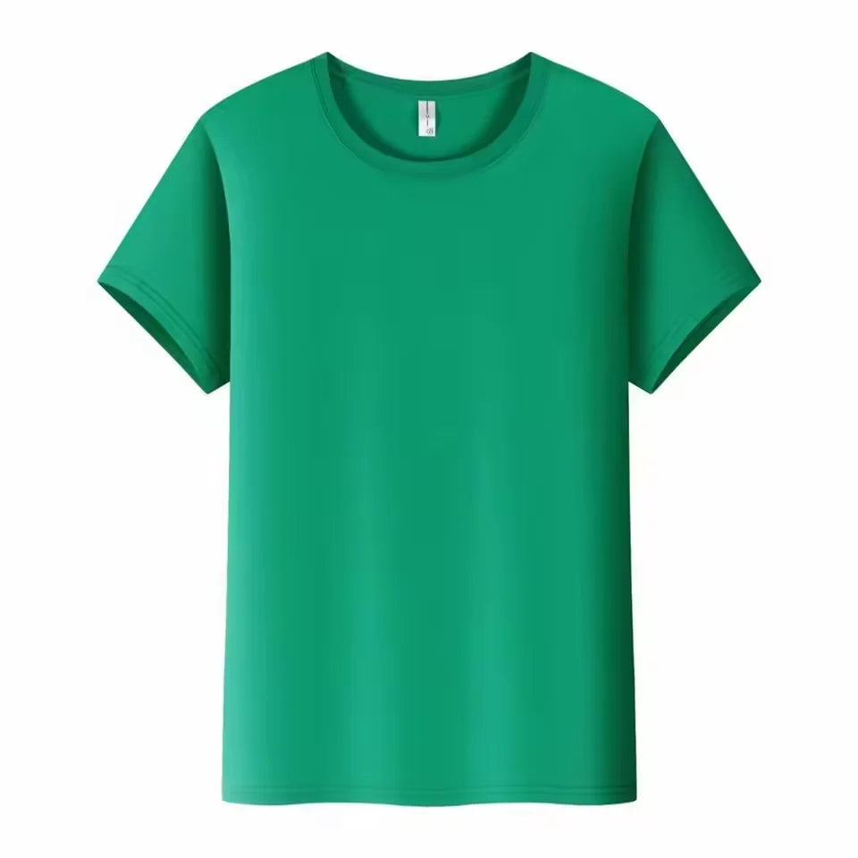 Design/Customize Logo Cotton T-shirt Men's and Women's Short Sleeved Shirt DIY Personalized Logo Team Advertising Top