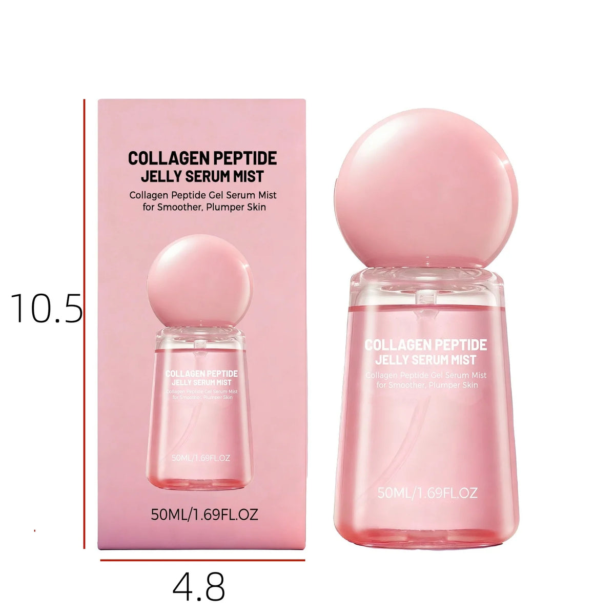 Women Jelly Face Essence Mist Fast Absorbing Non-Greasy Soothing Refreshing Skincare Collagen Facial Moisturizing Serum Sprays