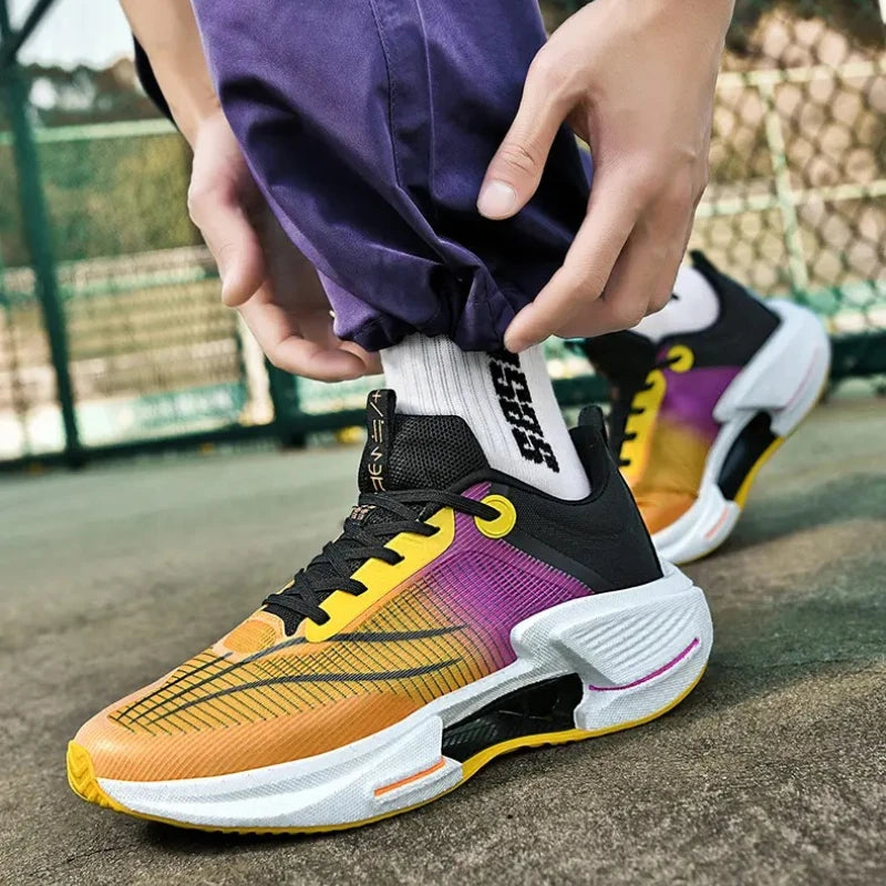 New color scheme for men's and women's fashionable, comfortable, versatile casual sports shoes
