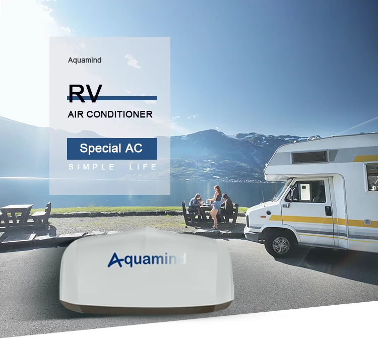 12000Btu Quiet Caravan RV Camping Conditioning Aircon Semi Truck Cabin Ceiling Mounted Mini AC Inverter Air Conditioner