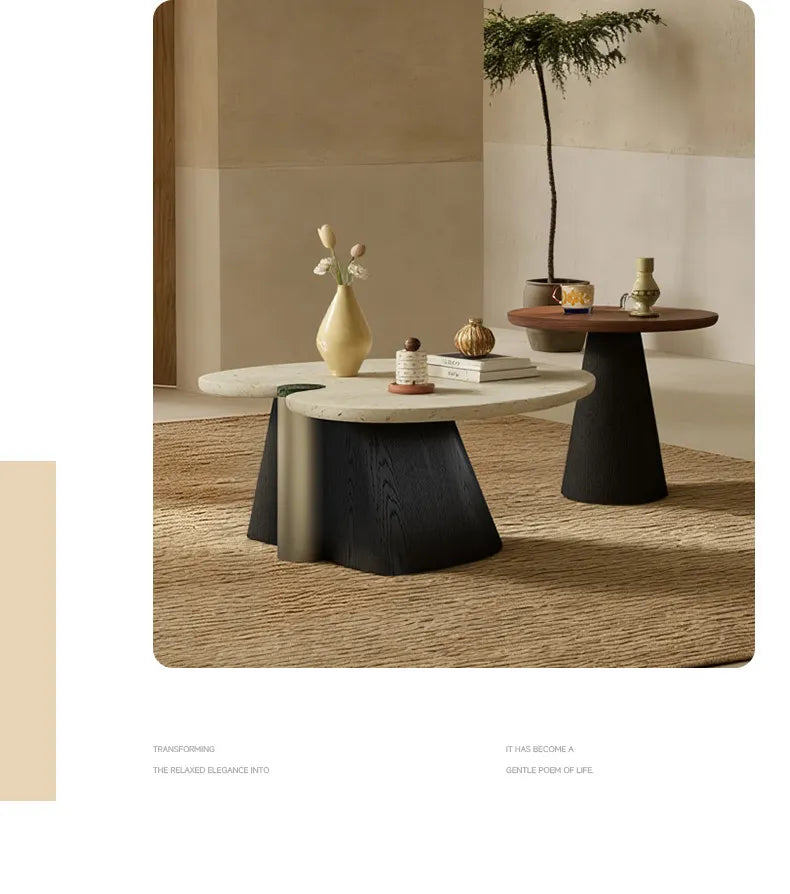 Modern Side Table Small Basses Hotel Irregular Coffee Table Garden Apartment Mesa De Centro Sala Japandi Style Furniture