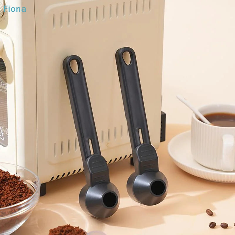 ✔Spill-Proof Protein Powder Sliding Spoon Reusable With Longer Handle Coffee Scoop Measuring Spoon Funnel Kitchen Gadgets
