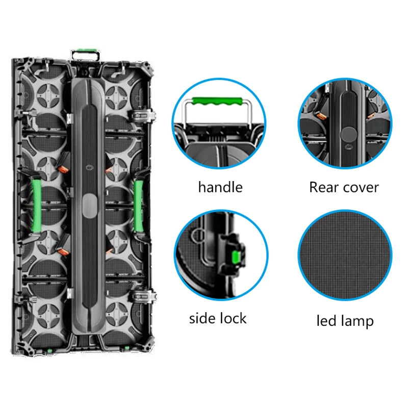 Outdoor 4x3m High refresh rate 3840Hz Led Display Screen Turnkey P3.91mm Video Wall