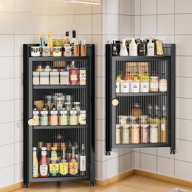 Corner Organizer Shelf Kitchen Angle Shelves Aesthetic Wall Storage Rack Multifunctional Floating Racks Kitchen Organization