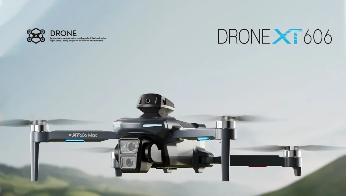 Original NEW XT606 GPS Drone 8K HD Professional dual camera 5G WIFI FPV Obstacle Avoidance Brushless RC Quadcopter Dron toys