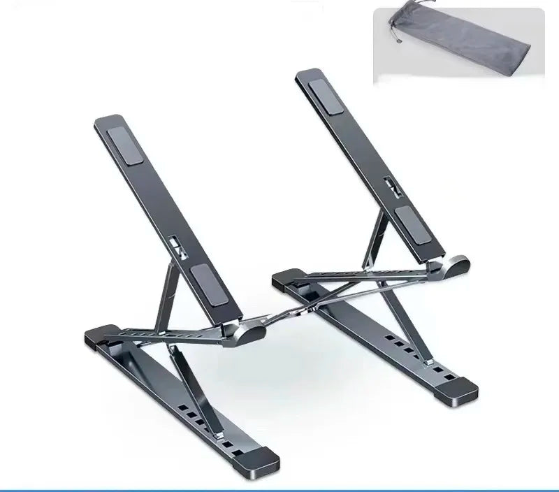 Macbook Laptop Stand Folding Adjustable Aluminum Computer Pc Tablet Stand Notebook Tablelaptop Holder Heat Dissipation