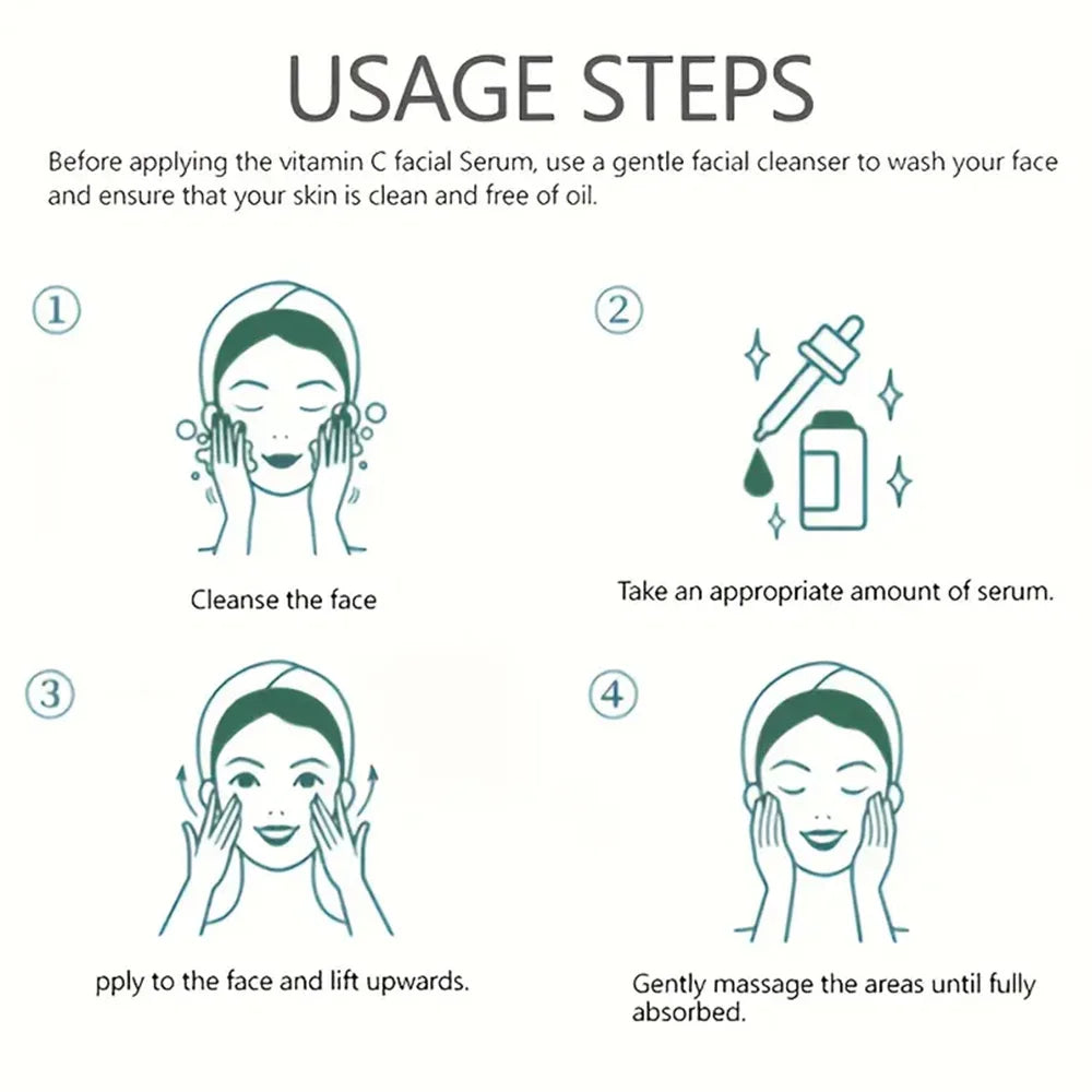 SEYH 3-Piece Set Day & Night Vitamin C + Retinol + Hyaluronic Acid with Collagen Aloe Vera Niacinamide Brightening Skin Tighteni