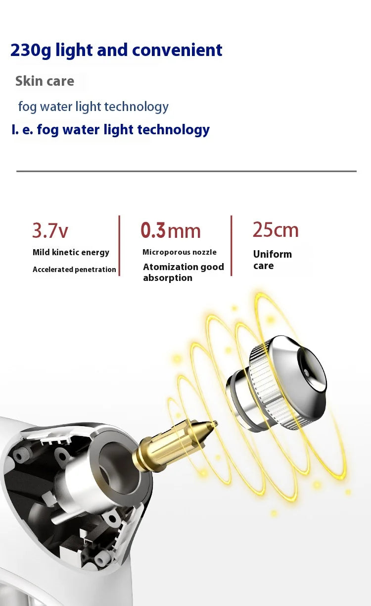 Professional Beauty Machine Women Skincare Oxygen Vaporizer Portable Self Face Steam Device Esthetician Facial Devices