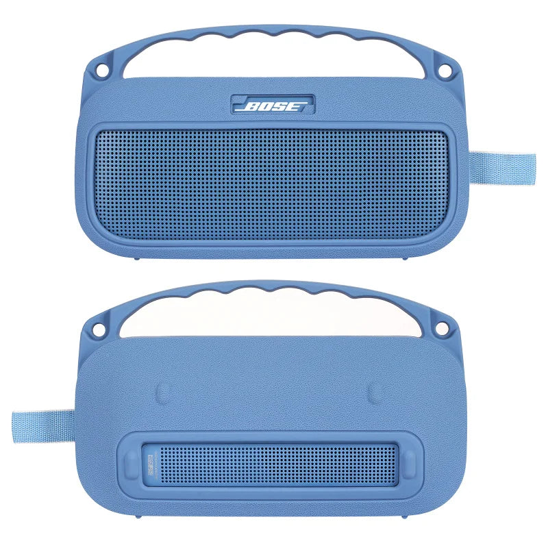 ZOPRORE Silicone Cover Case for Bose SoundLink Flex (2nd Gen) Speaker, Travel Protective Cover with Shoulder Strap and Carabiner