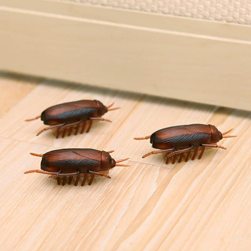 1-10Pcs Funny Electronic Pet Interactive Play Toy For Cats Eletric Running Cockroach Pet Dog Cat Interactive Toy Battery Powered