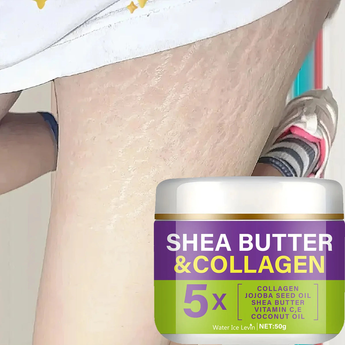 Shea Butter & Collagen Nourish Cream | Botanical Lipid Fusion | Deep Hydration + Healthy Glow Revival