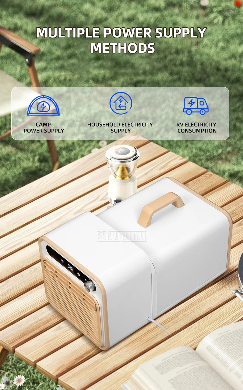 5000BTU Climatizador Portable Split Type Air Conditioner with 1.5m Connecting Pipe Remote Control