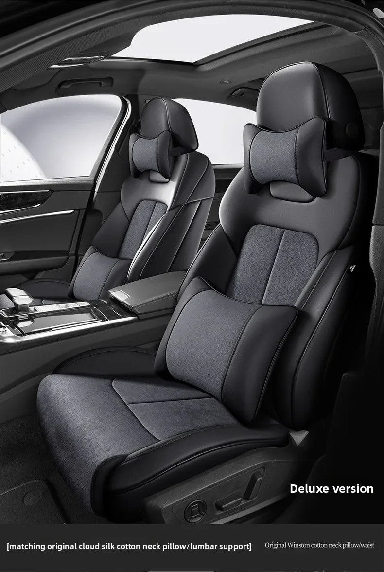 Custom Fit Full Luxury Car Seat Cover Car SUV Full Seat Set Perforated Genuine Leather for Various Models Contact Seller JJ208