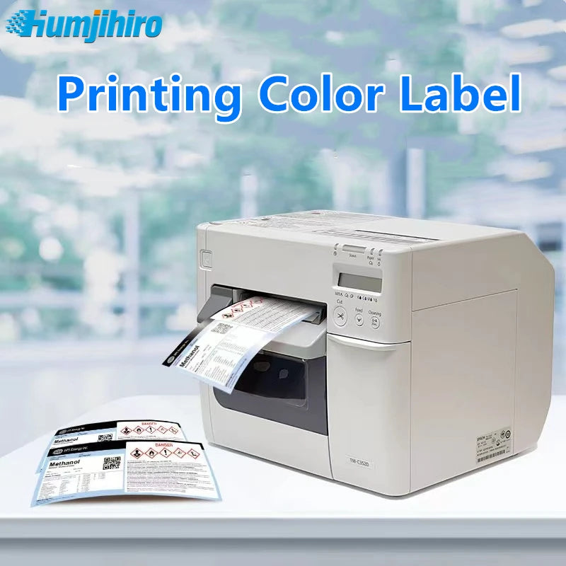 Full Color Label Printer For Epson TM-C3520 Color Self-adhesive Label Printer Barcode Sticker Digital Printing Label Printer
