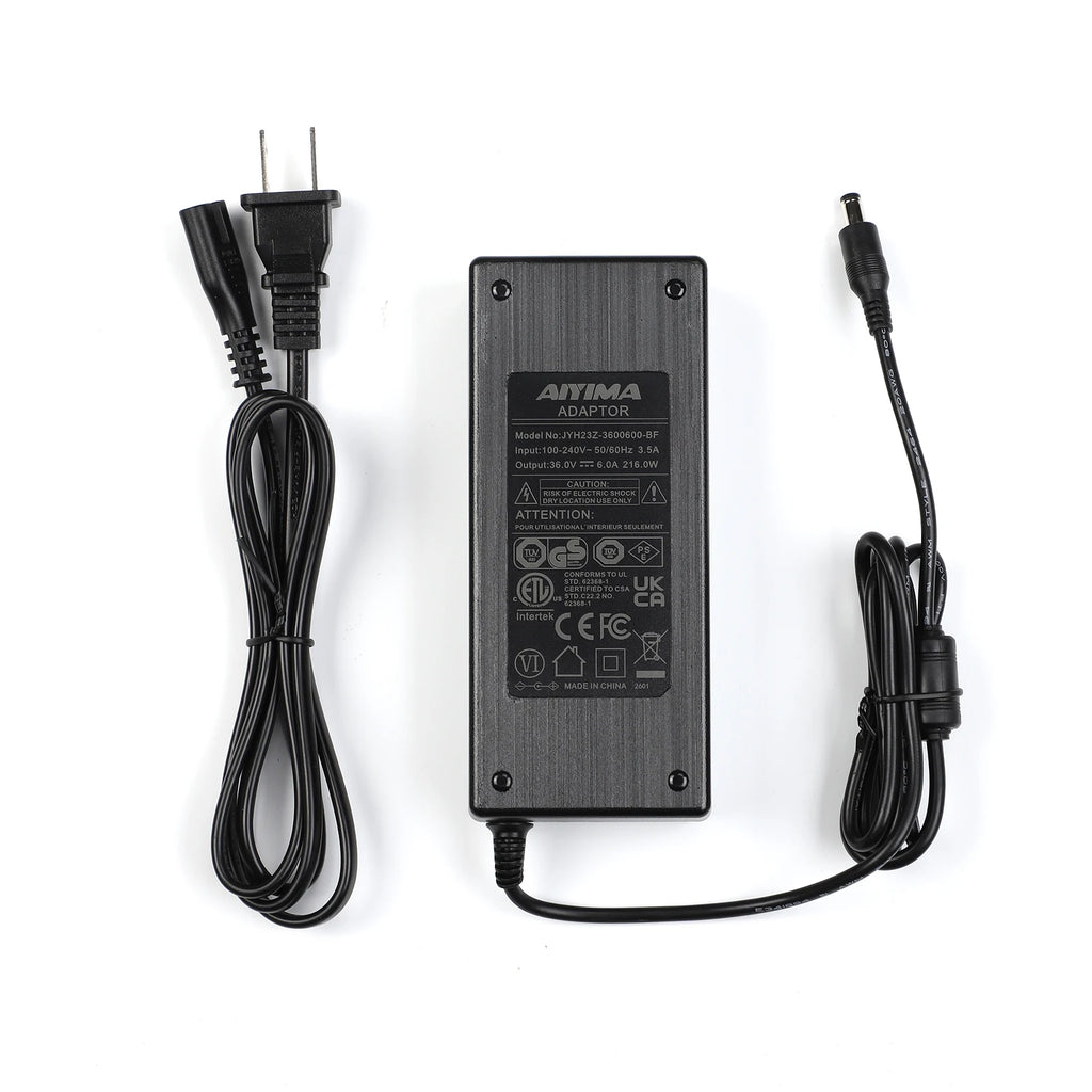 AIYIMA 36V Amplifier Power Adapter 36V 6A Power Supply For TPA3255 TPA3251 TDA7498E TAS5630 Sound Amplifier Audio Amplificador