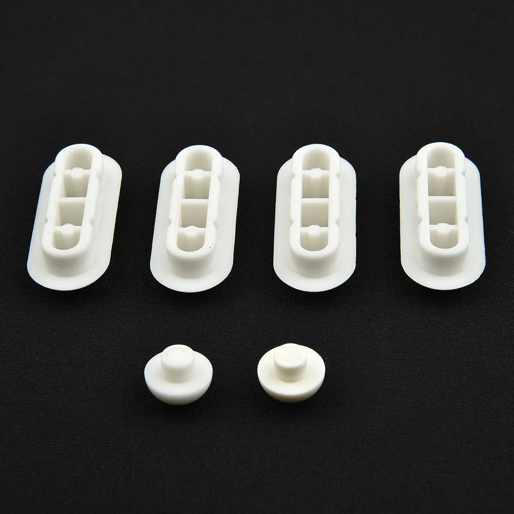 Toilet Lid Cushion Antislip Gasket Toilet Seat Pad Buffers White Stop Bumper Shock Absorber Bathroom Toilet Seat Lifter Kits